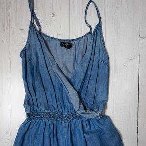 70s Style Jessica Simpson Wide-Leg Jumpsuit